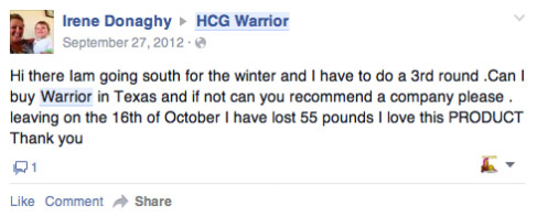 HCG Warrior Testimony From Irene