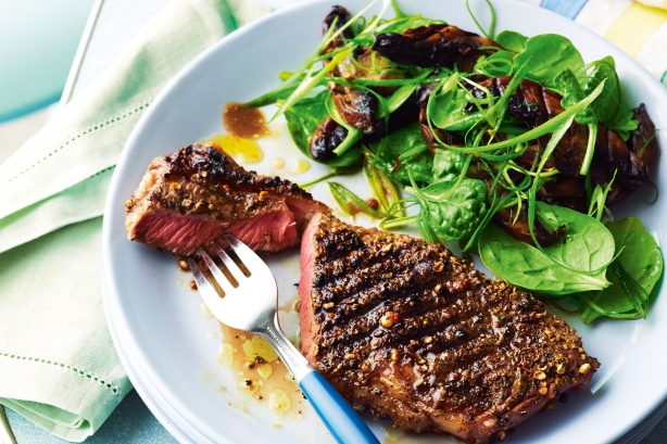 Pepper Crusted Steak