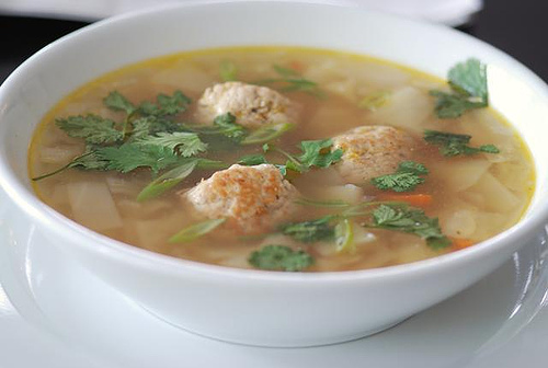 Chicken Meatball Soup