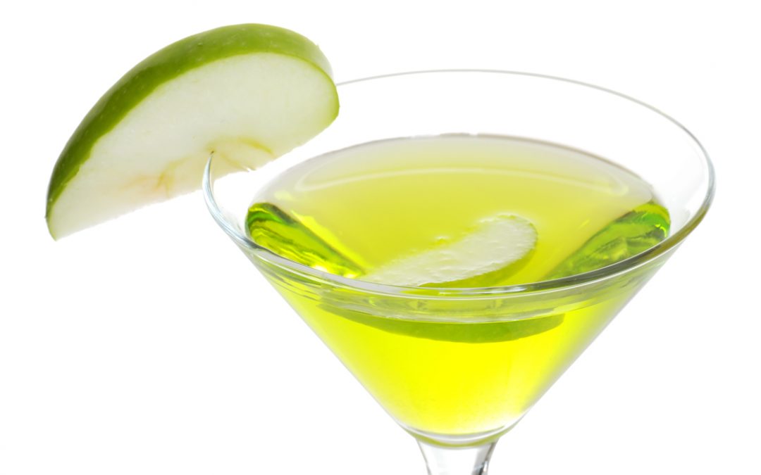 Sparkling Virgin Apple Martini