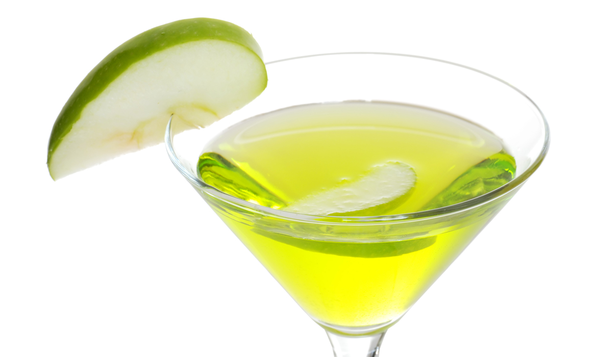 Sparkling Virgin Apple Martini