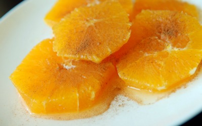 Chilled Cinnamon Orange Slices